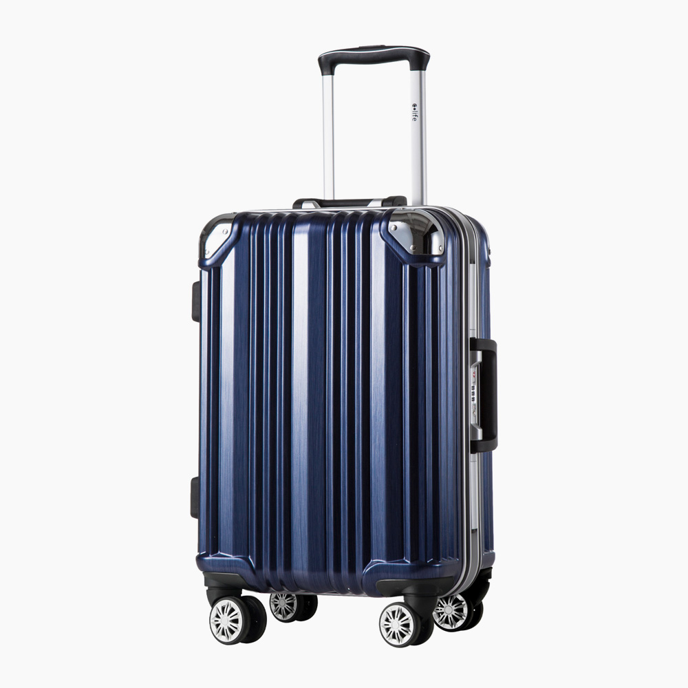 Coolife Luggage Aluminum Frame Suitcase